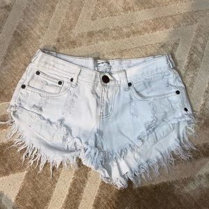 One Teaspoon Jean Shorts